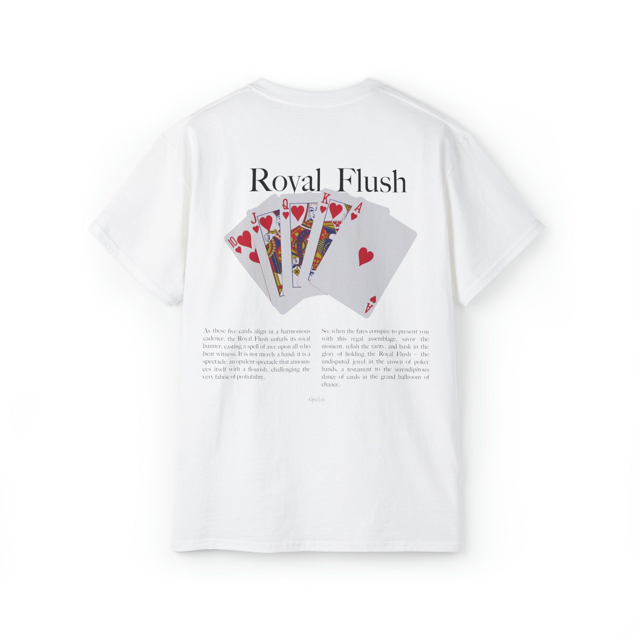 Royal flush t store shirt