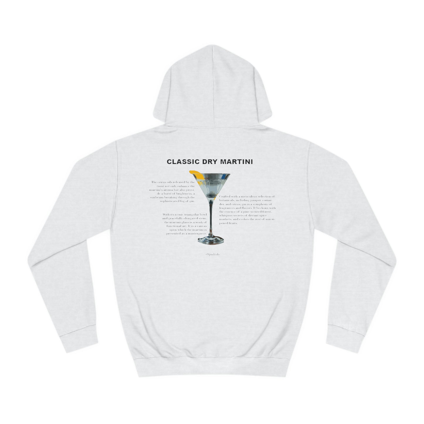 Unisex 'Classic dry martini' Hoodie